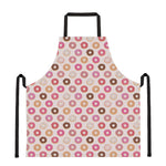 Pastel Donut Pattern Print Apron