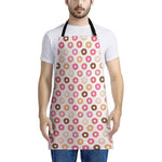 Pastel Donut Pattern Print Apron
