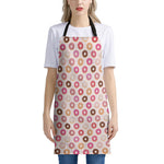Pastel Donut Pattern Print Apron
