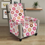 Pastel Donut Pattern Print Armchair Protector