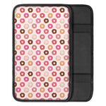 Pastel Donut Pattern Print Car Center Console Cover