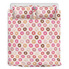 Pastel Donut Pattern Print Duvet Cover Bedding Set