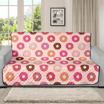 Pastel Donut Pattern Print Futon Protector