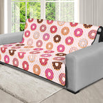 Pastel Donut Pattern Print Futon Protector