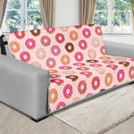 Pastel Donut Pattern Print Futon Protector