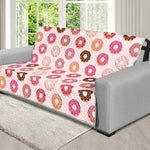 Pastel Donut Pattern Print Futon Protector