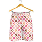 Pastel Donut Pattern Print Men's Shorts