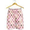 Pastel Donut Pattern Print Men's Shorts