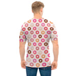 Pastel Donut Pattern Print Men's T-Shirt