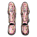 Pastel Donut Pattern Print Muay Thai Shin Guards