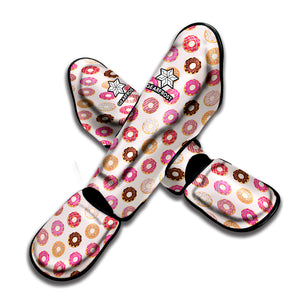 Pastel Donut Pattern Print Muay Thai Shin Guard