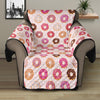 Pastel Donut Pattern Print Recliner Protector