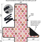 Pastel Donut Pattern Print Recliner Protector