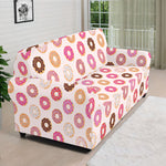 Pastel Donut Pattern Print Sofa Cover