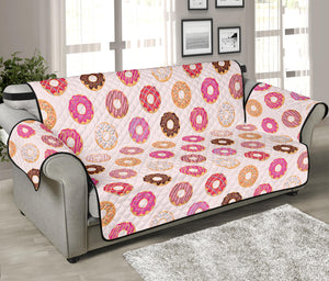 Pastel Donut Pattern Print Sofa Protector