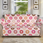 Pastel Donut Pattern Print Sofa Protector