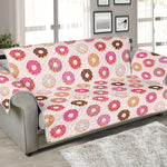 Pastel Donut Pattern Print Sofa Protector