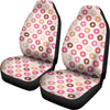 Pastel Donut Pattern Print Universal Fit Car Seat Covers