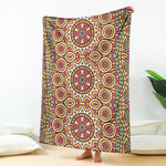 Pastel Ethnic Mandala Print Blanket