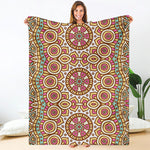 Pastel Ethnic Mandala Print Blanket