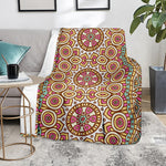 Pastel Ethnic Mandala Print Blanket