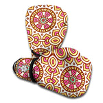 Pastel Ethnic Mandala Print Boxing Gloves