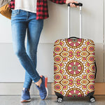 Pastel Ethnic Mandala Print Luggage Cover GearFrost