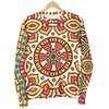 Pastel Ethnic Mandala Print Men's Crewneck Sweatshirt GearFrost