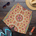 Pastel Ethnic Mandala Print Men's Shorts