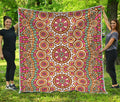 Pastel Ethnic Mandala Print Quilt