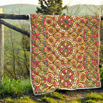 Pastel Ethnic Mandala Print Quilt