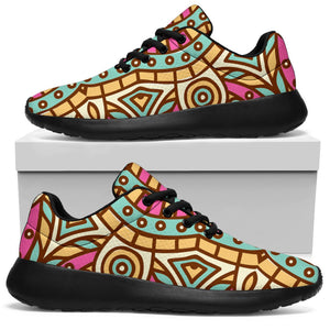 Pastel Ethnic Mandala Print Sport Shoes GearFrost