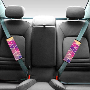 Pastel Geometric Shape Pattern Print Car Seat Belt Covers