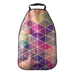 Pastel Geometric Shape Pattern Print Car Seat Organizers