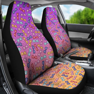 Pastel Glasses Universal Fit Car Seat Covers GearFrost