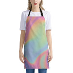 Pastel Holographic Print Apron