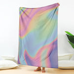 Pastel Holographic Print Blanket