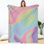 Pastel Holographic Print Blanket