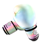 Pastel Holographic Print Boxing Gloves