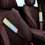 Pastel Holographic Print Car Seat Belt Covers