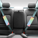 Pastel Holographic Print Car Seat Belt Covers