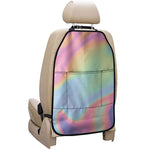 Pastel Holographic Print Car Seat Organizers