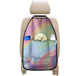 Pastel Holographic Print Car Seat Organizers