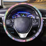 Pastel Holographic Print Car Steering Wheel Cover