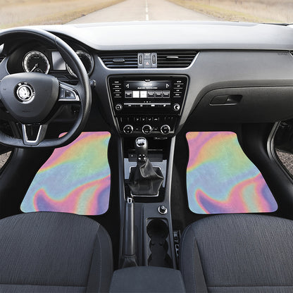 Pastel Holographic Print Front Car Floor Mats