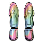Pastel Holographic Print Muay Thai Shin Guard