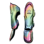 Pastel Holographic Print Muay Thai Shin Guard