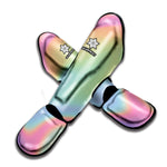 Pastel Holographic Print Muay Thai Shin Guard