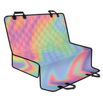 Pastel Holographic Print Pet Car Back Seat Cover