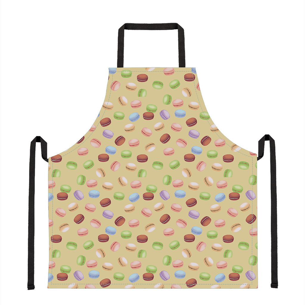 Pastel Macaron Pattern Print Apron